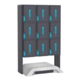 Slika Samostoječ trojni paketomat z več paketniki